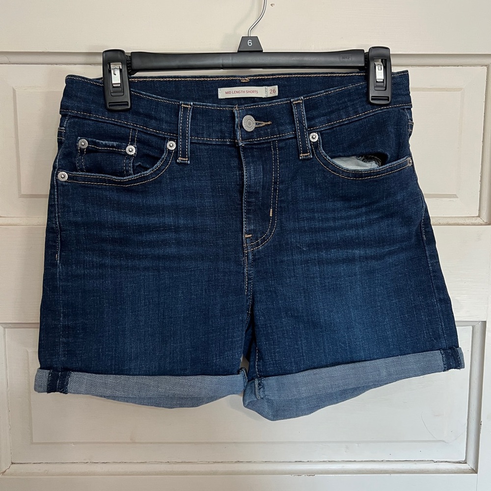 Levi's Indigo Denim Shorts
